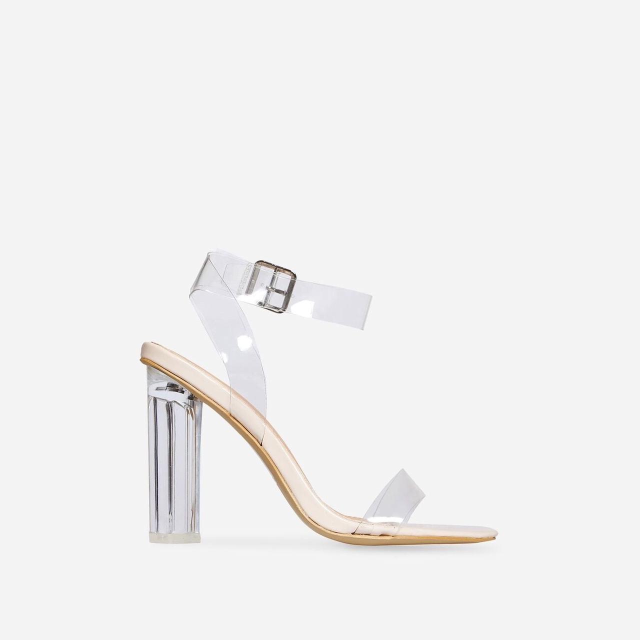 Ariana strappy sandal 2025 in clear perspex