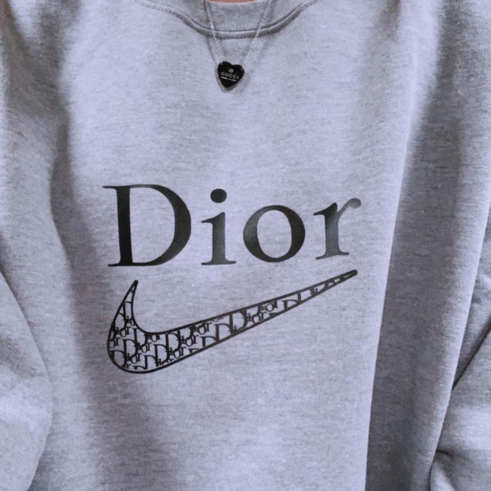 Dior Nike Crew Neck Available in withe