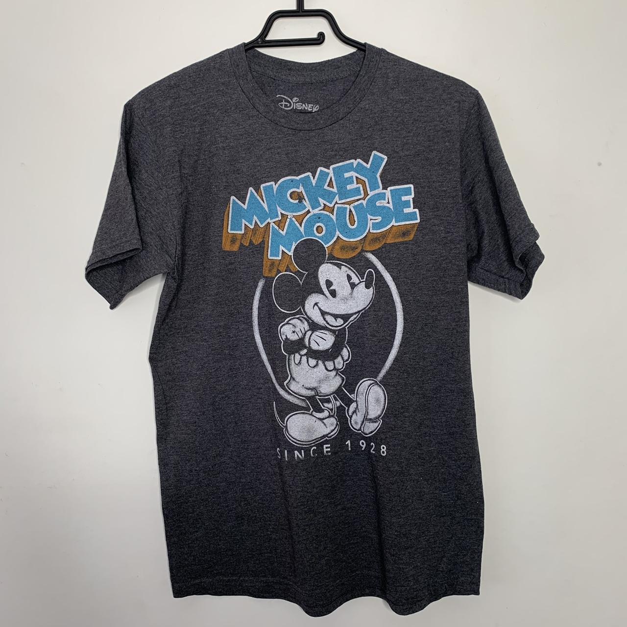 Disney Men's Grey and Blue T-shirt | Depop