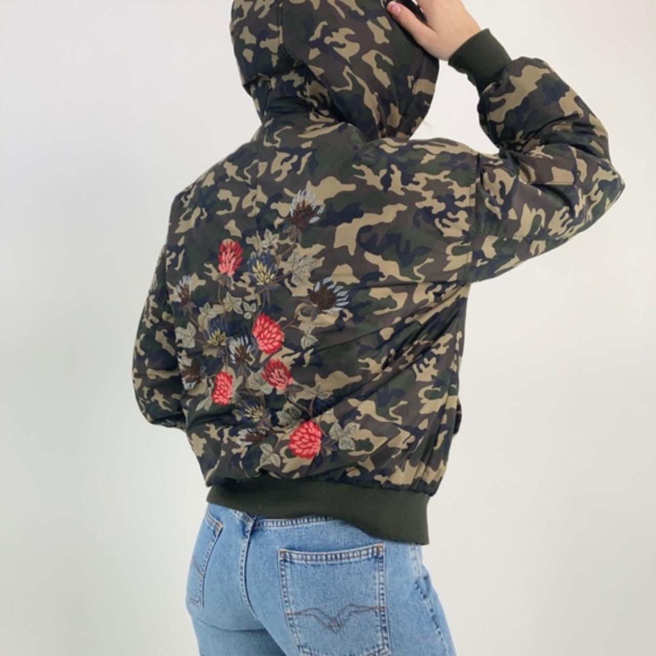 zara camo puffer jacket