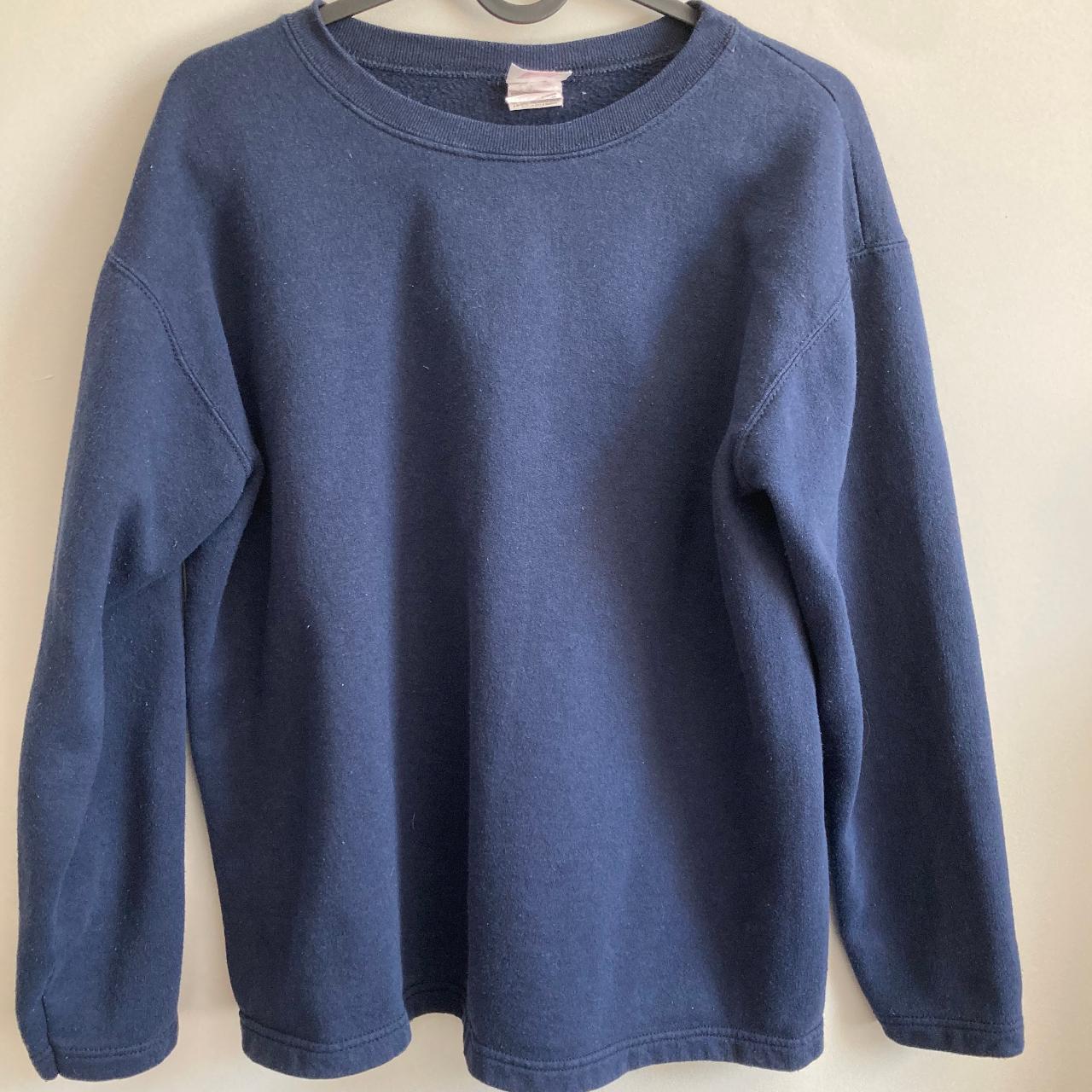 Vintage Hanes Her Ways Sweatshirt Mens 2XL Blue Blank Sweater – Proper  Vintage