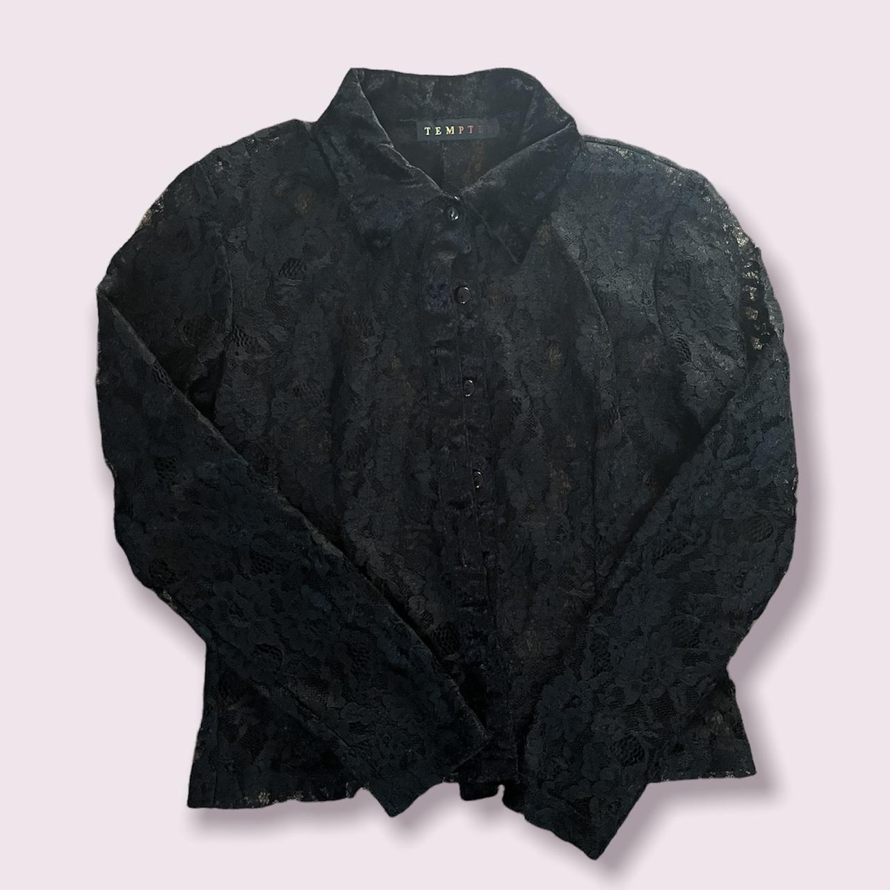 B.Tempt'd Women's Black Blouse