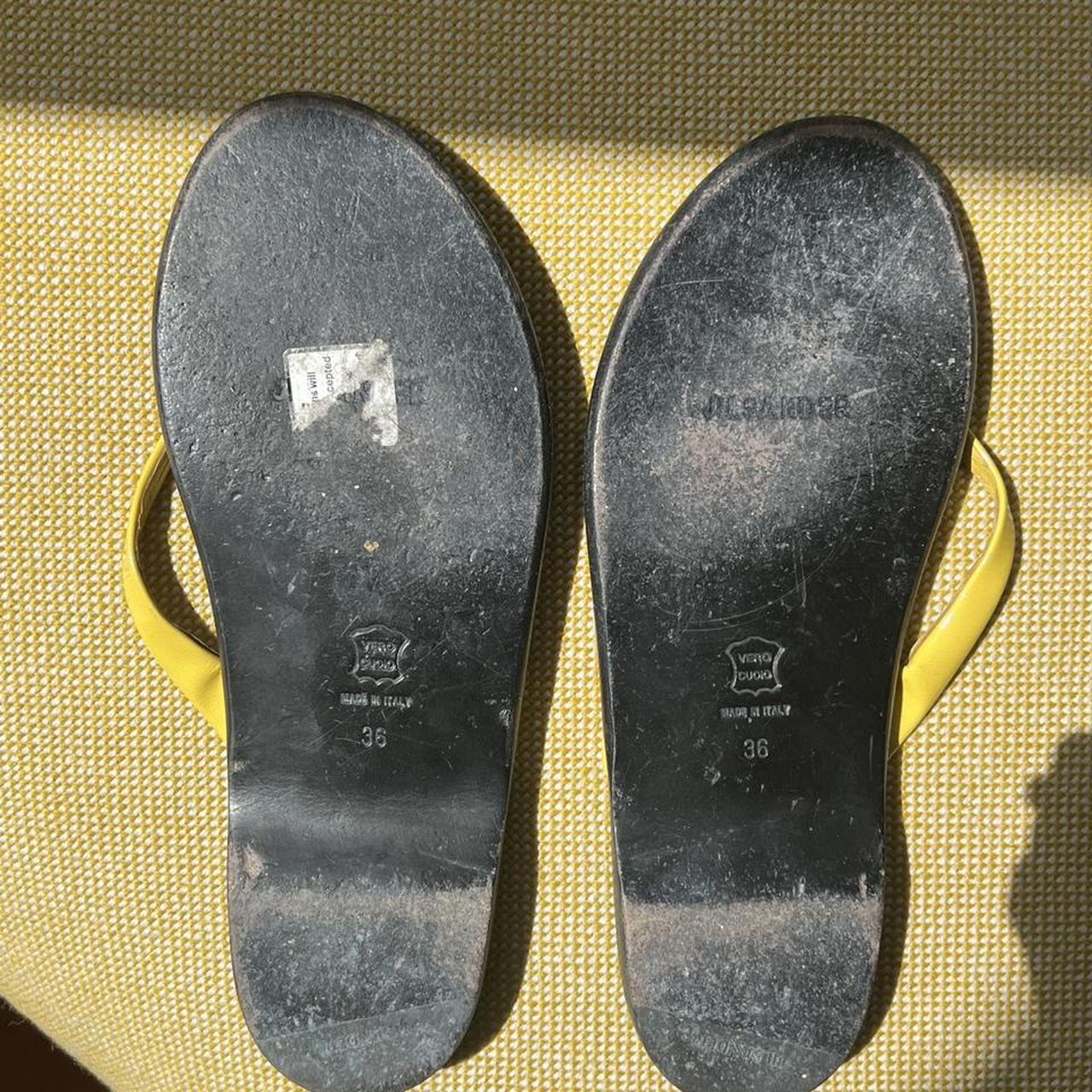 Jil Sander Women's Yellow Sandals (2)