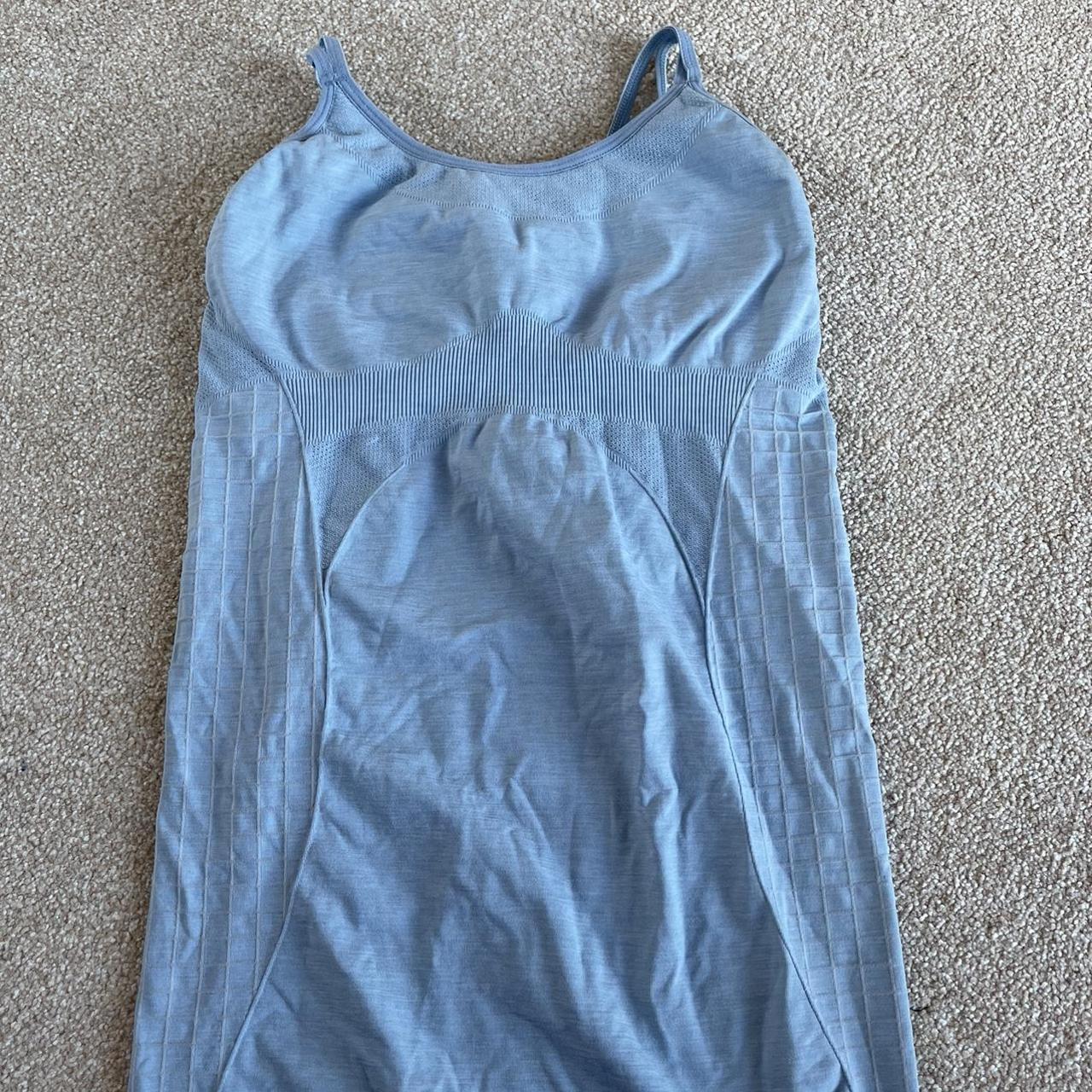 Sweaty Betty Women's Blue Vest | Depop