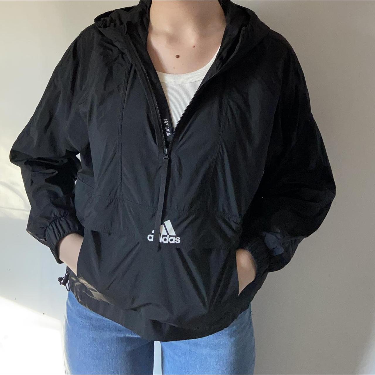 adidas cropped windbreaker