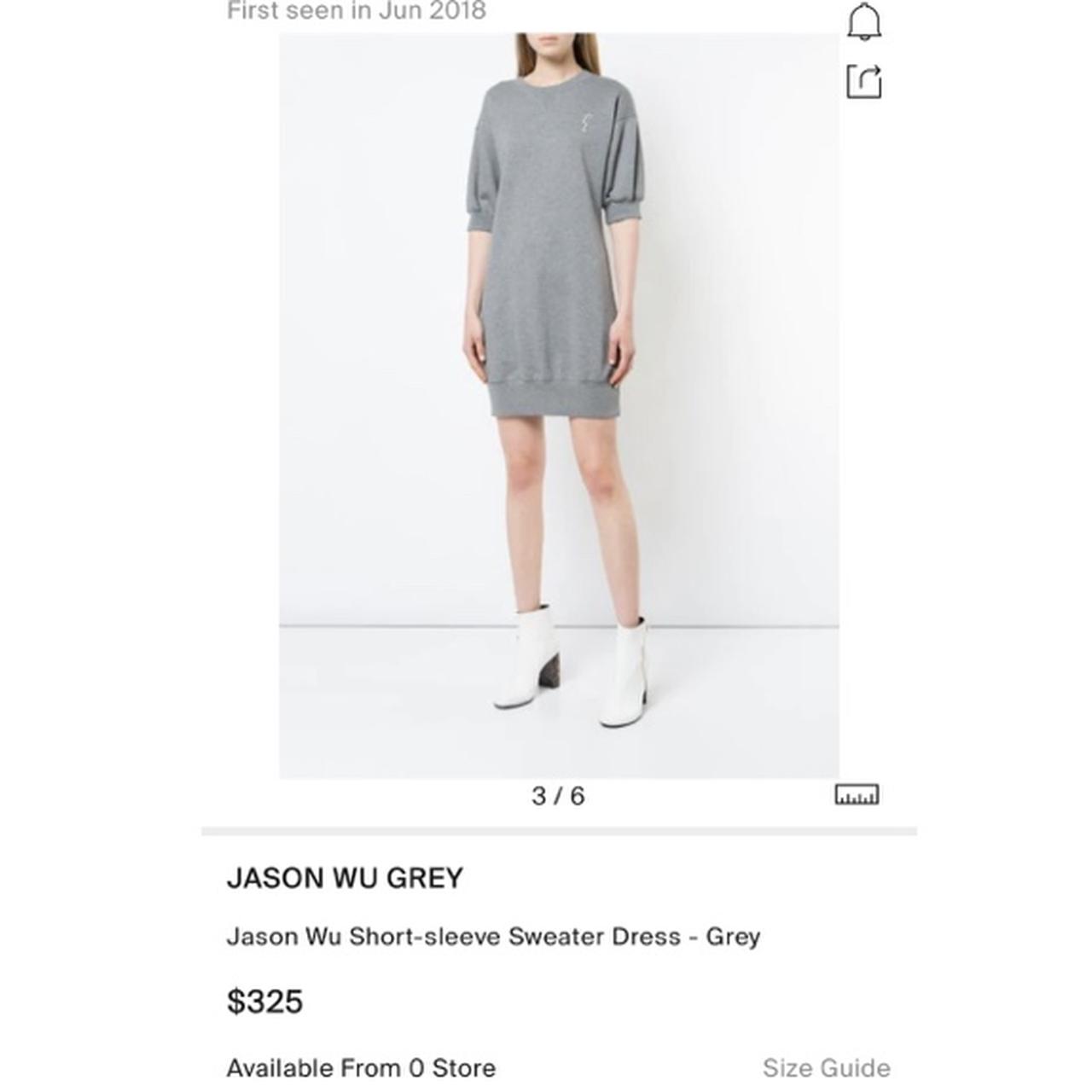 6397 Women's Grey and White Dress (3)