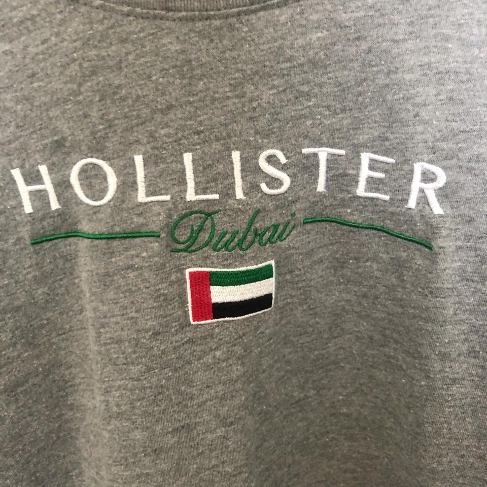 Dubai Holloster top, light grey, easy wear - Depop