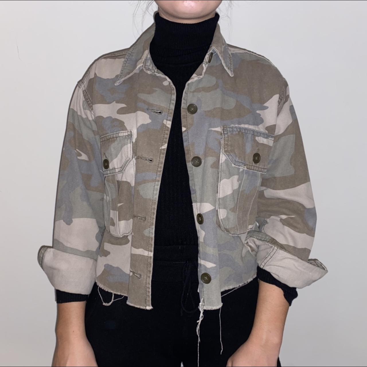 topshop cropped camo jacket