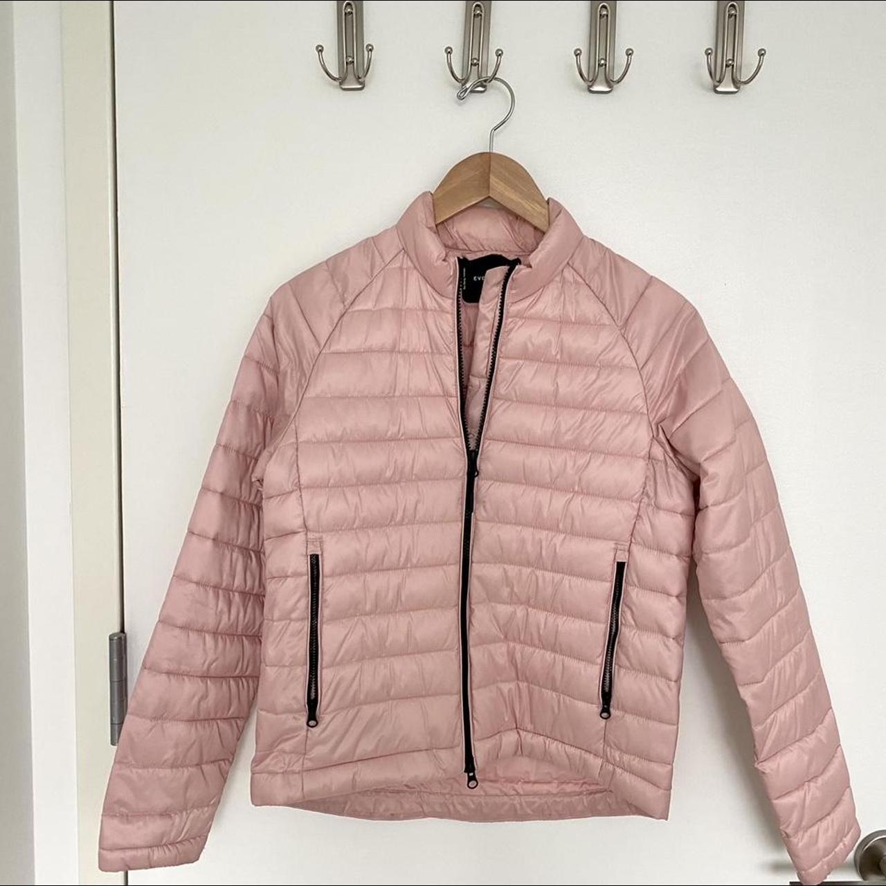 Everlane renew puffer jacket Super lightweight pink... - Depop