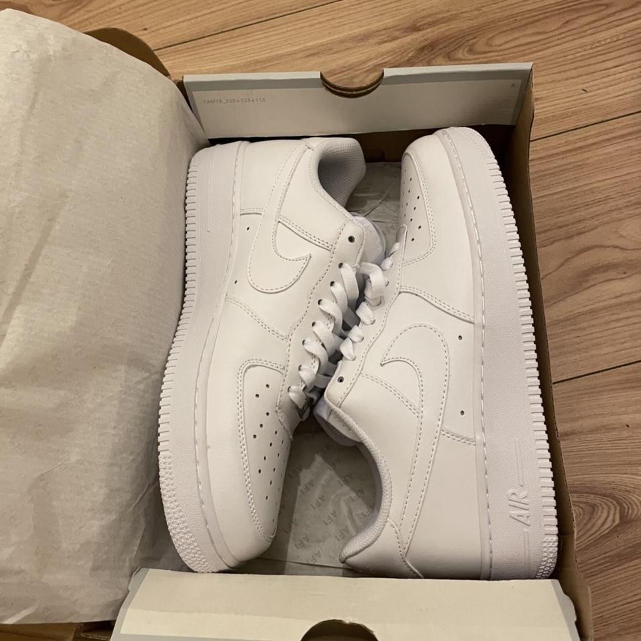 Nike Air Force One White Brand New Size7 - Depop