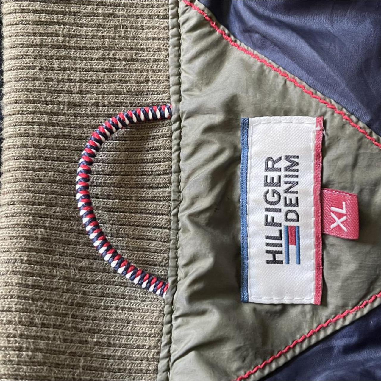 Tommy Hilfiger Women's Khaki Jacket | Depop