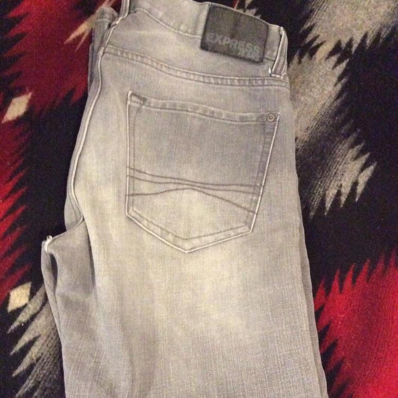 Express jeans Kingston classic fit straight leg in... Depop