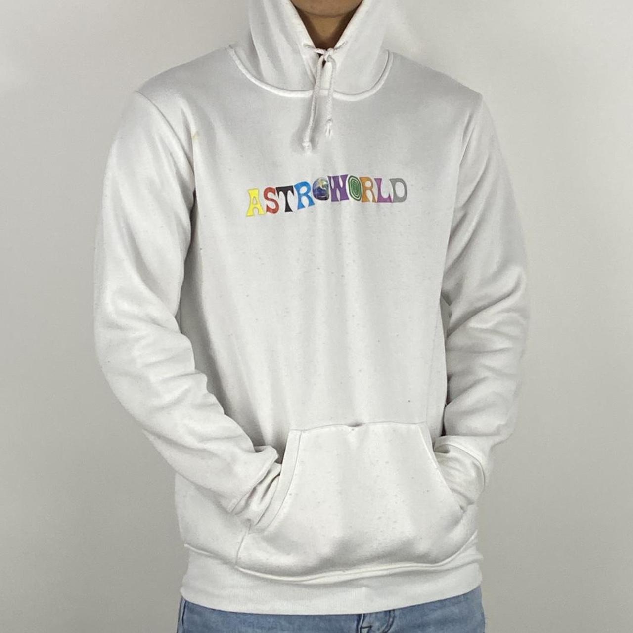 Astroworld hoodie clearance white