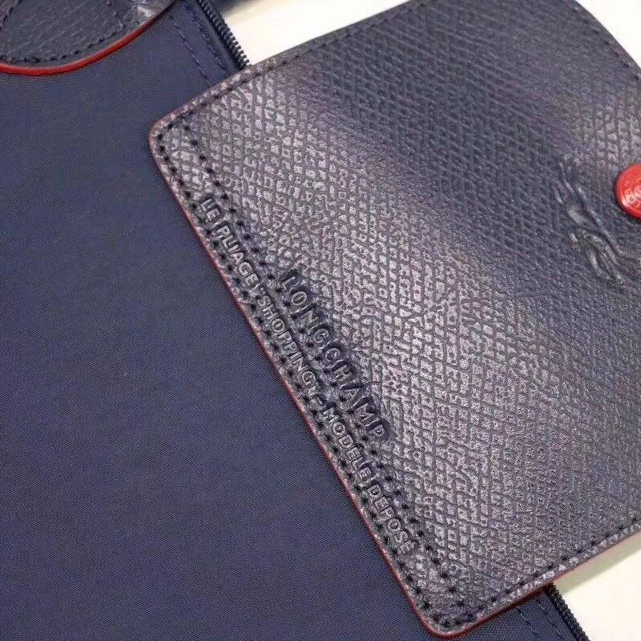 Longchamp's Beloved Le Pliage Filet Now Comes In Red And Navy - BAGAHOLICBOY