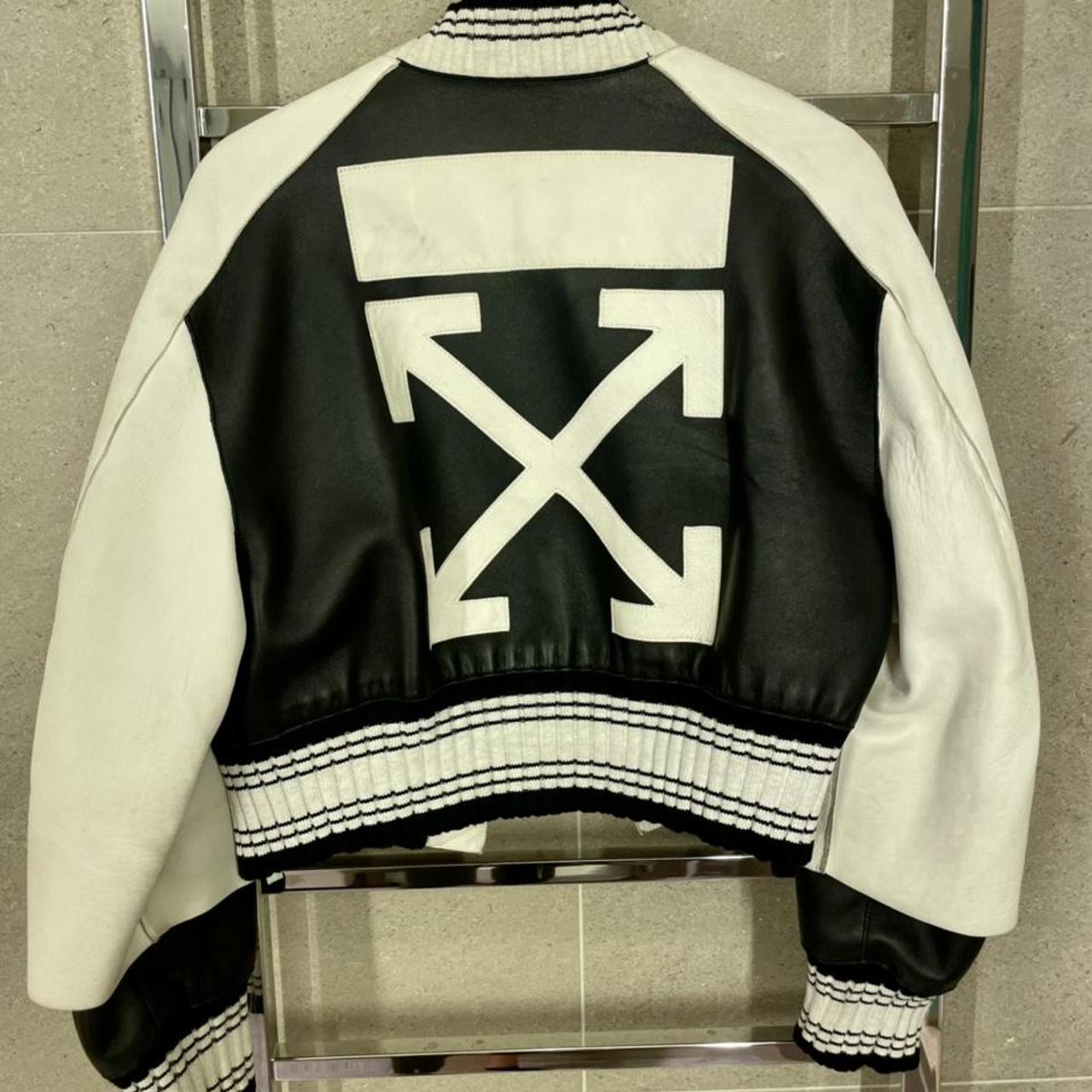 OFF-WHITE Limited edition Black and White leather... - Depop