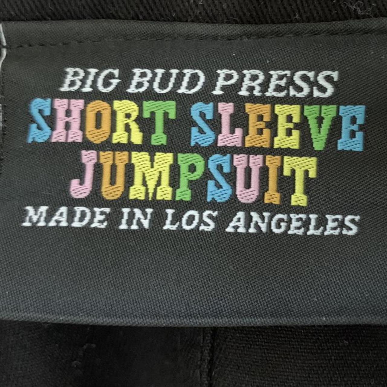 Big Bud Press Black Short Sleeve Jumpsuit In Like Depop