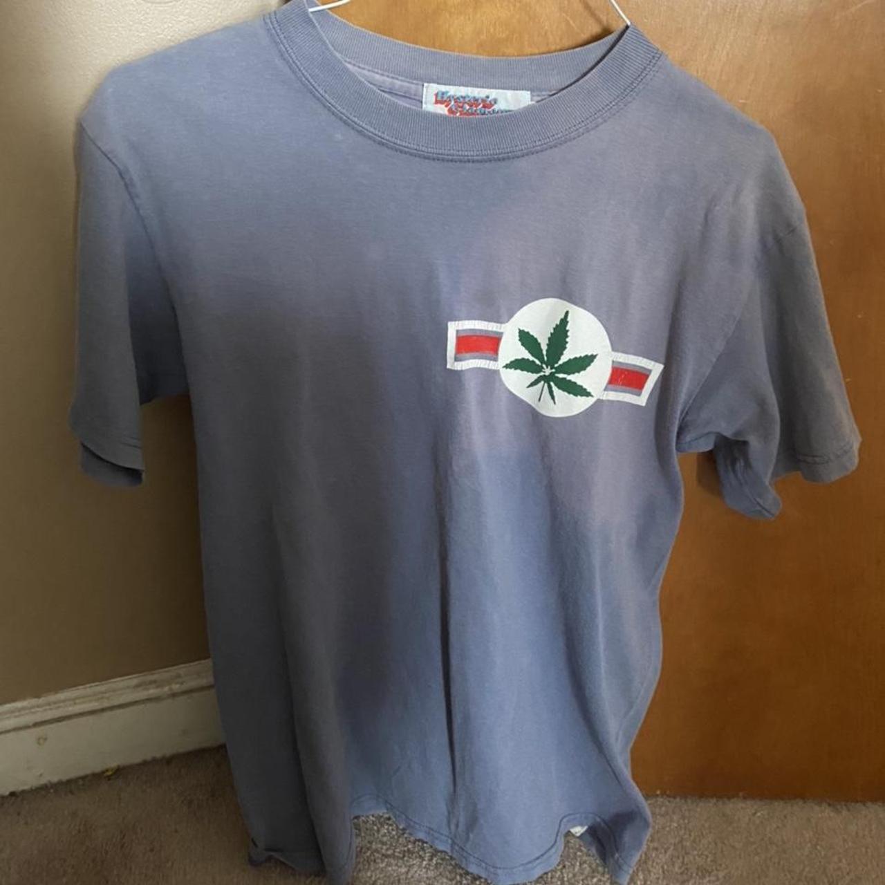 Hysteric Glamour weed and bones shirt only flaw is...