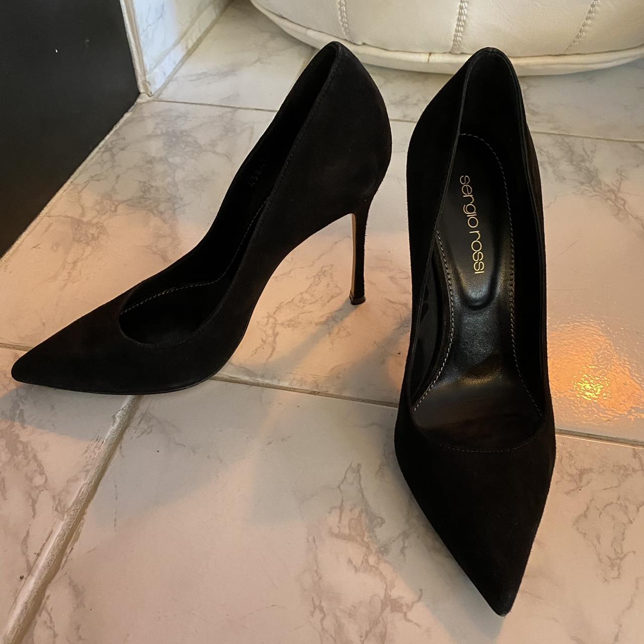 sergio rossi black heels