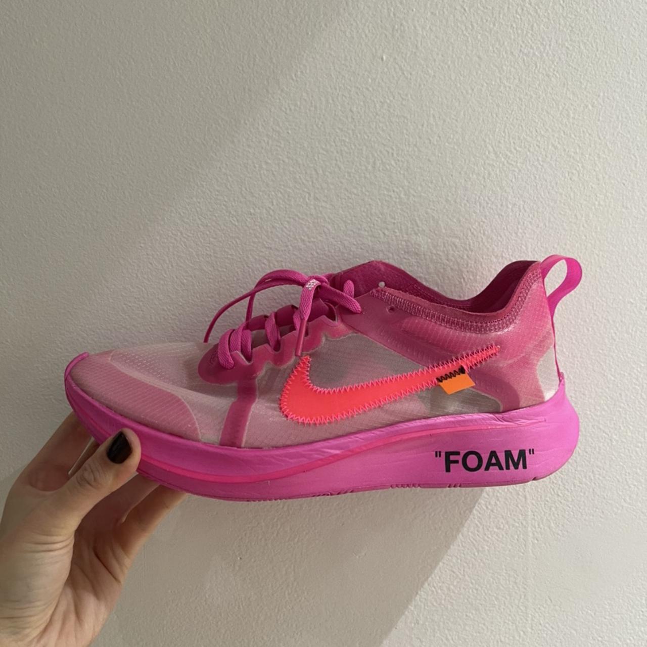 nike off white pink