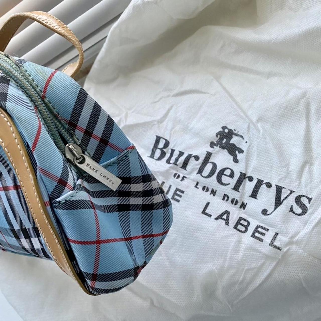 BURBERRY Pink Nova Check Hand Bag Pink Blue Label - Depop