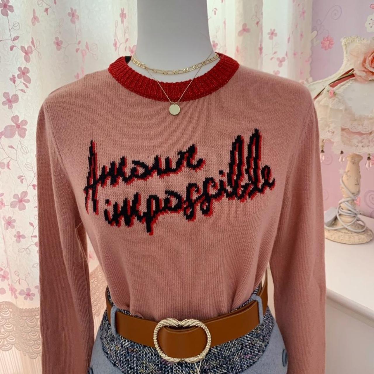 Product Image 3 - Pinko Amour impossible intarsia jumper
Brand