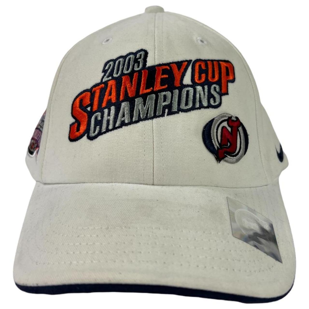 Official 2003 New Jersey Devils Stanley Cup Champions Hat @ Collectics  Antiques and Collectibles
