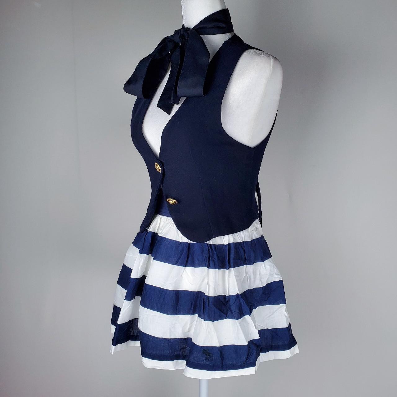 Product Image 2 - Striped Miniskirt | Navy Miniskirt