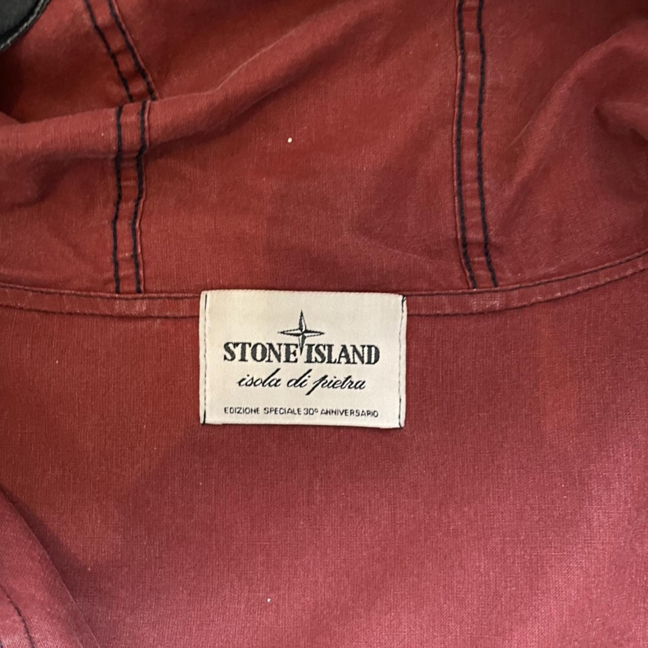 Stone island outlet jacket burgundy