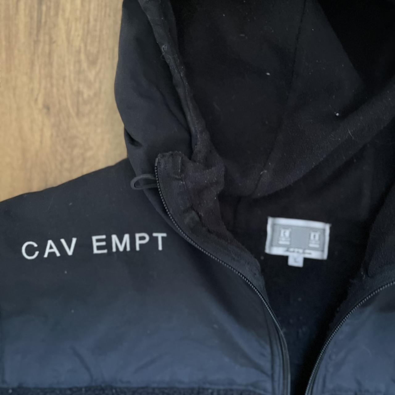 Cav Empt Fleece Pullover Size Large Black 9 10