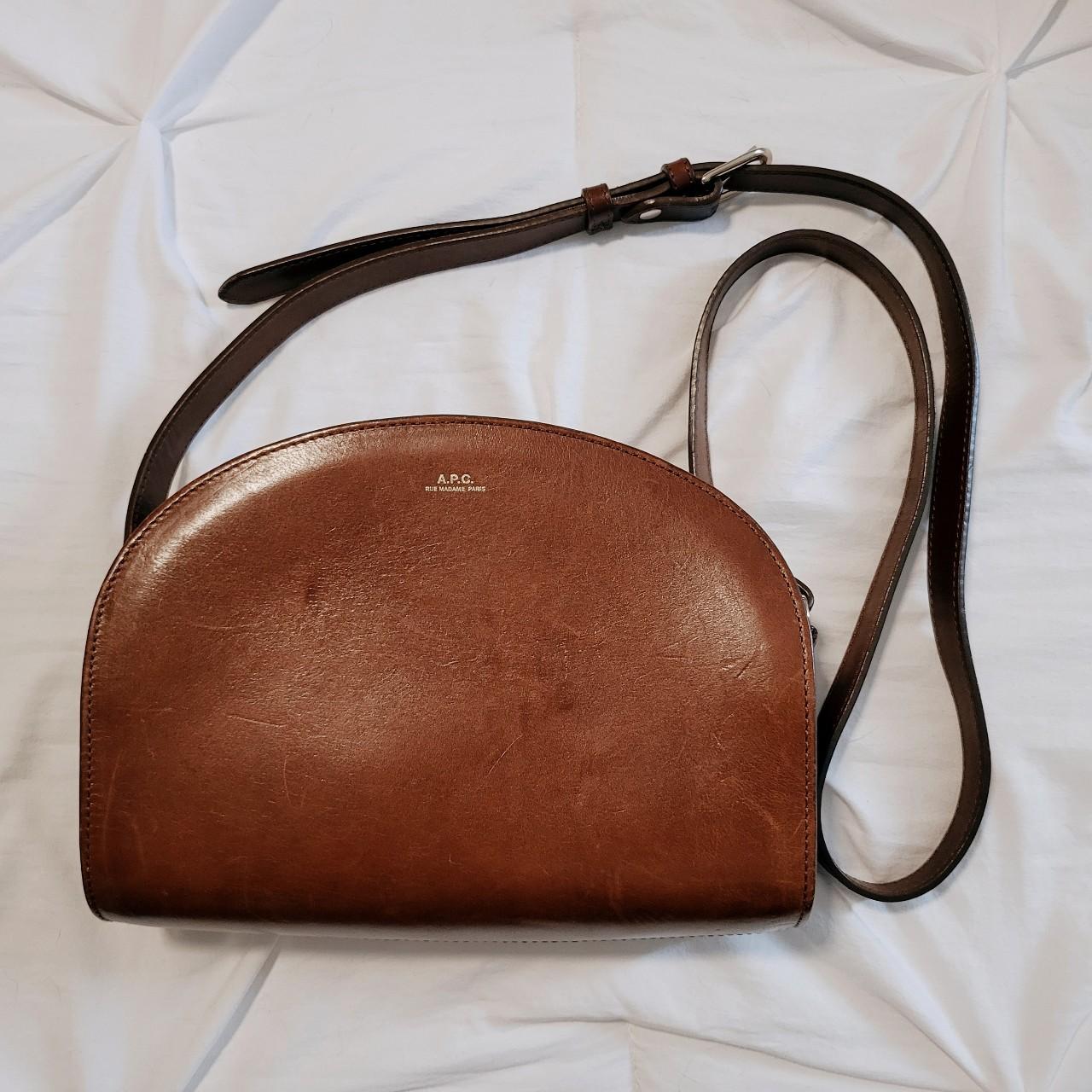 Wellloved demi lune APC crossbody bag. Great staple... Depop