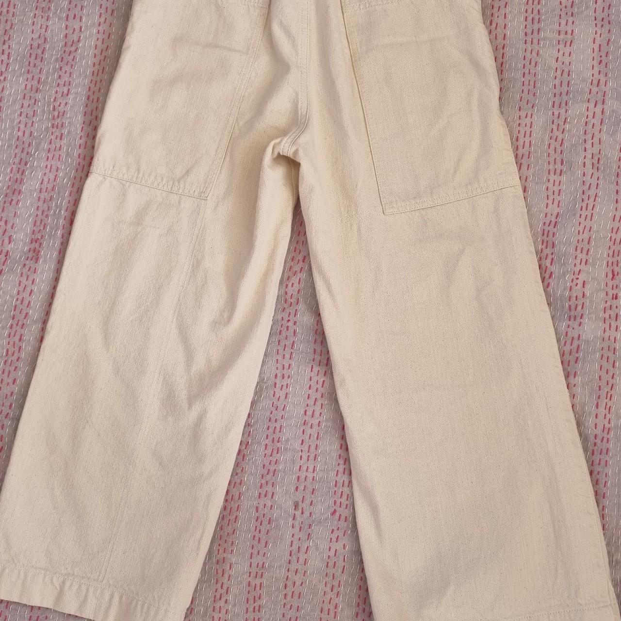 ASOS Women's Cream Jeans Depop