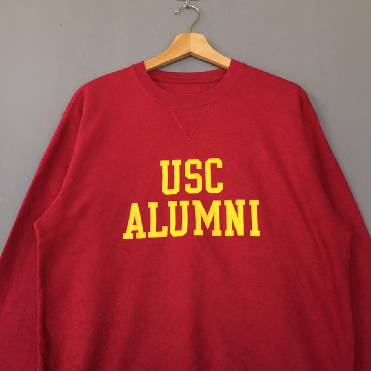 USC Alumni Sweatshirt embroidery Logo pullover Depop