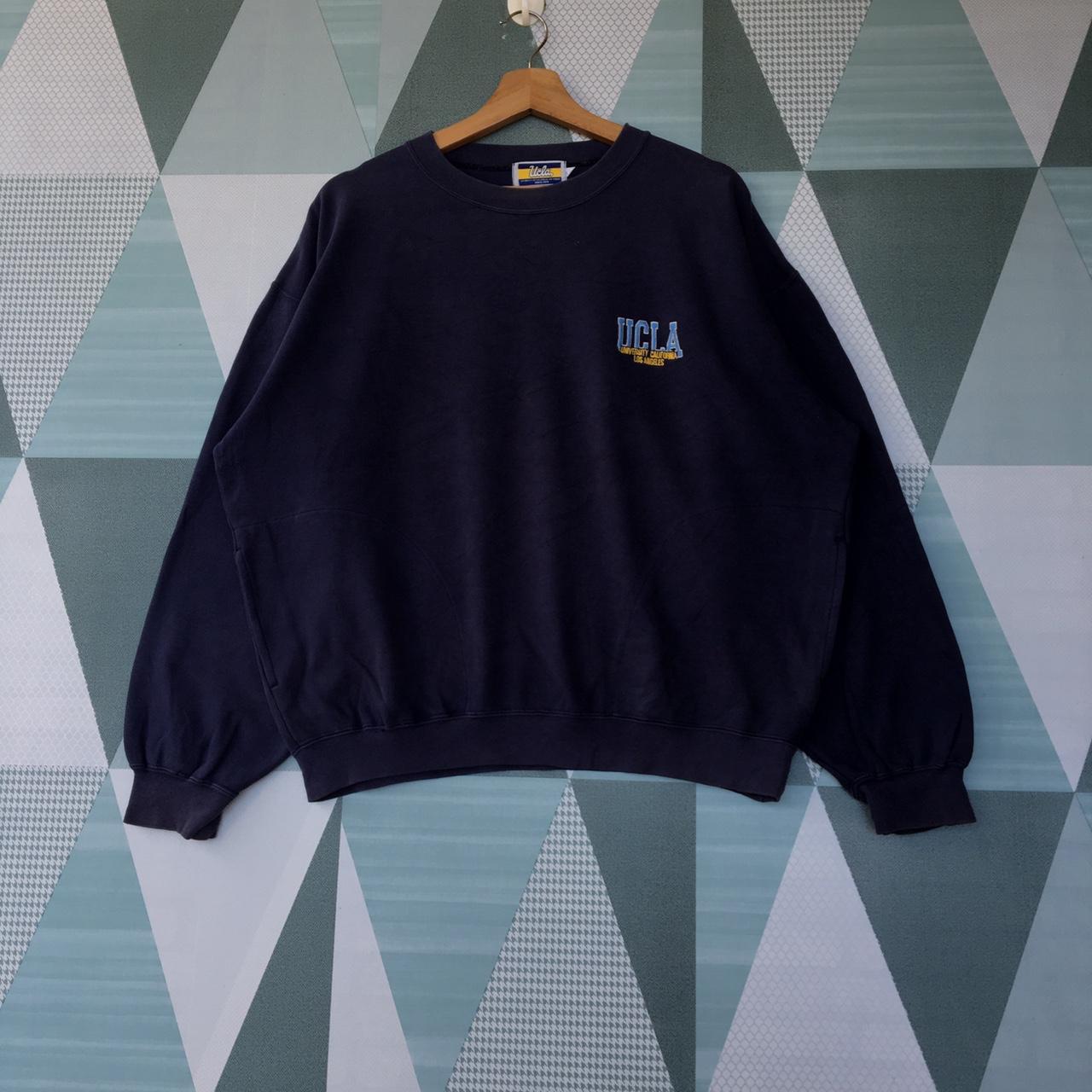 Ucla Embroidery Logo Pullover Jumper Sweatshirt Depop