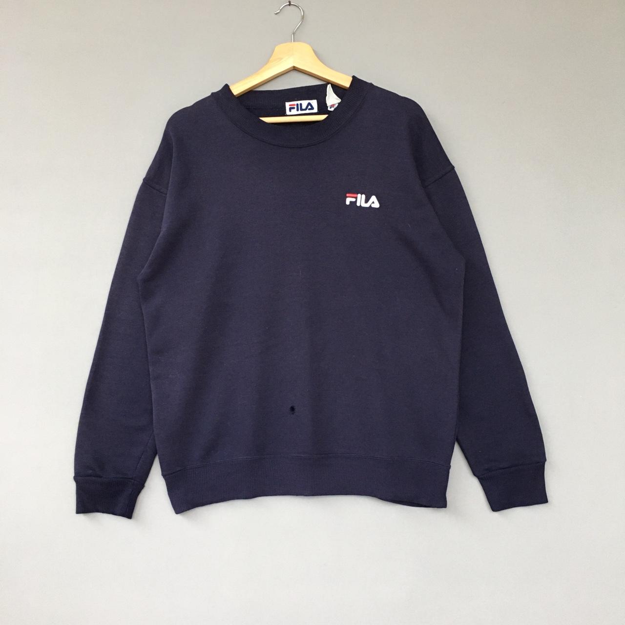 Navy fila jumper best sale