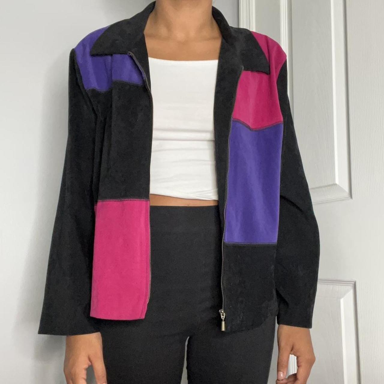 Product Image 1 - Color block zip up jacket