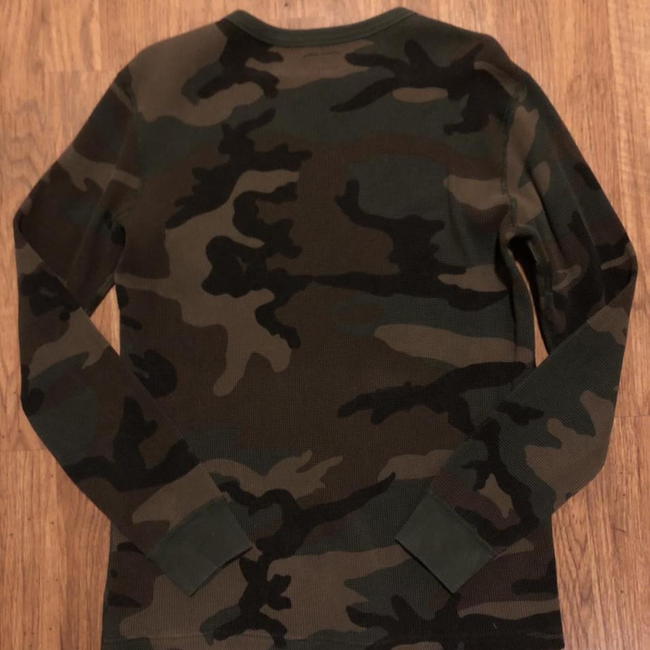Supreme Camo Waffle Thermal from FW16. Embroidered... - Depop