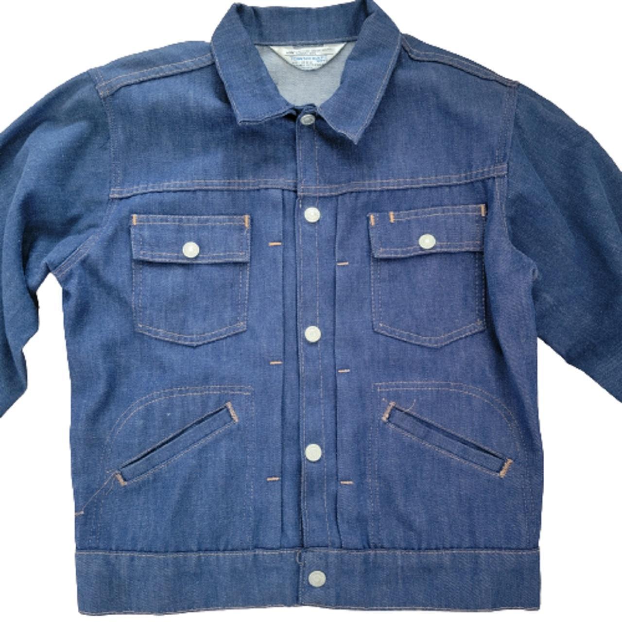 Vintage Towncraft Jacket Blue Denim Four Pocket...