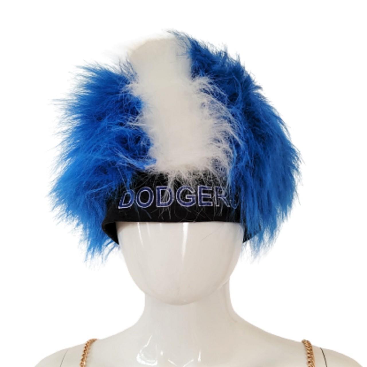 Dodgers Blue and White Fuzzy Unisex Vintage