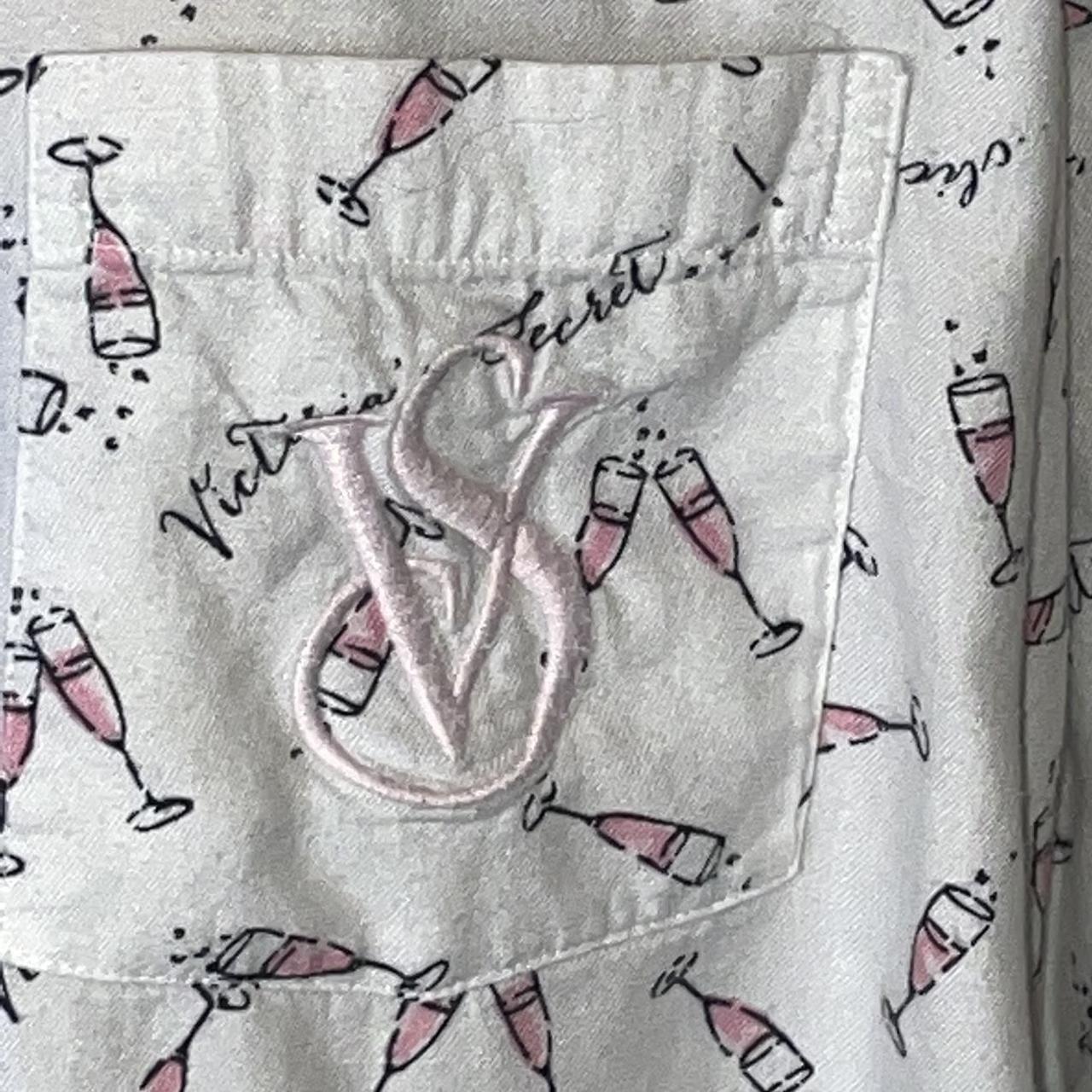 Victoria's Secret Women's White and Pink Pajamas (3)