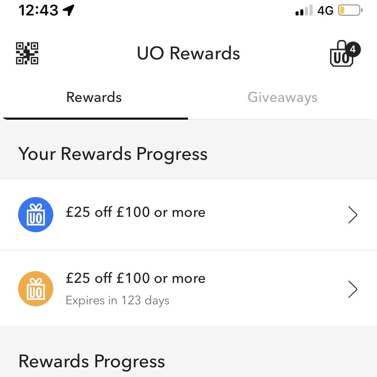 urban outfitters discount/promo codes £5 each Depop