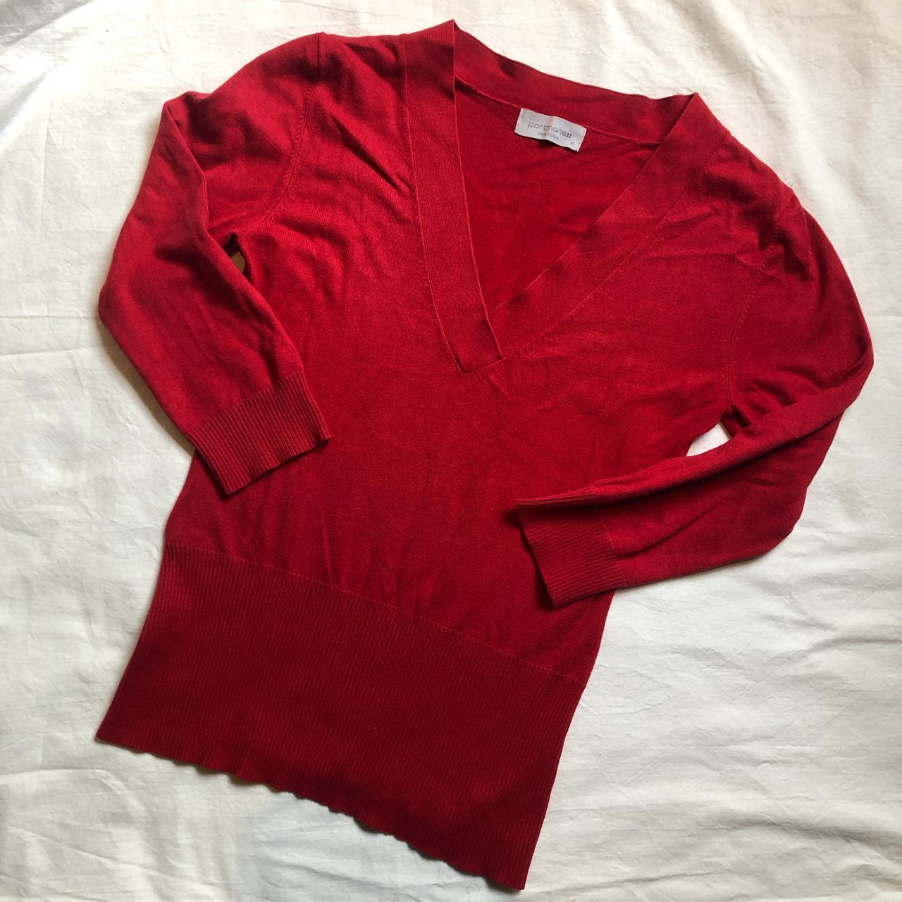 Red PORTMANS sweater Red Portmans sweater, made in... - Depop