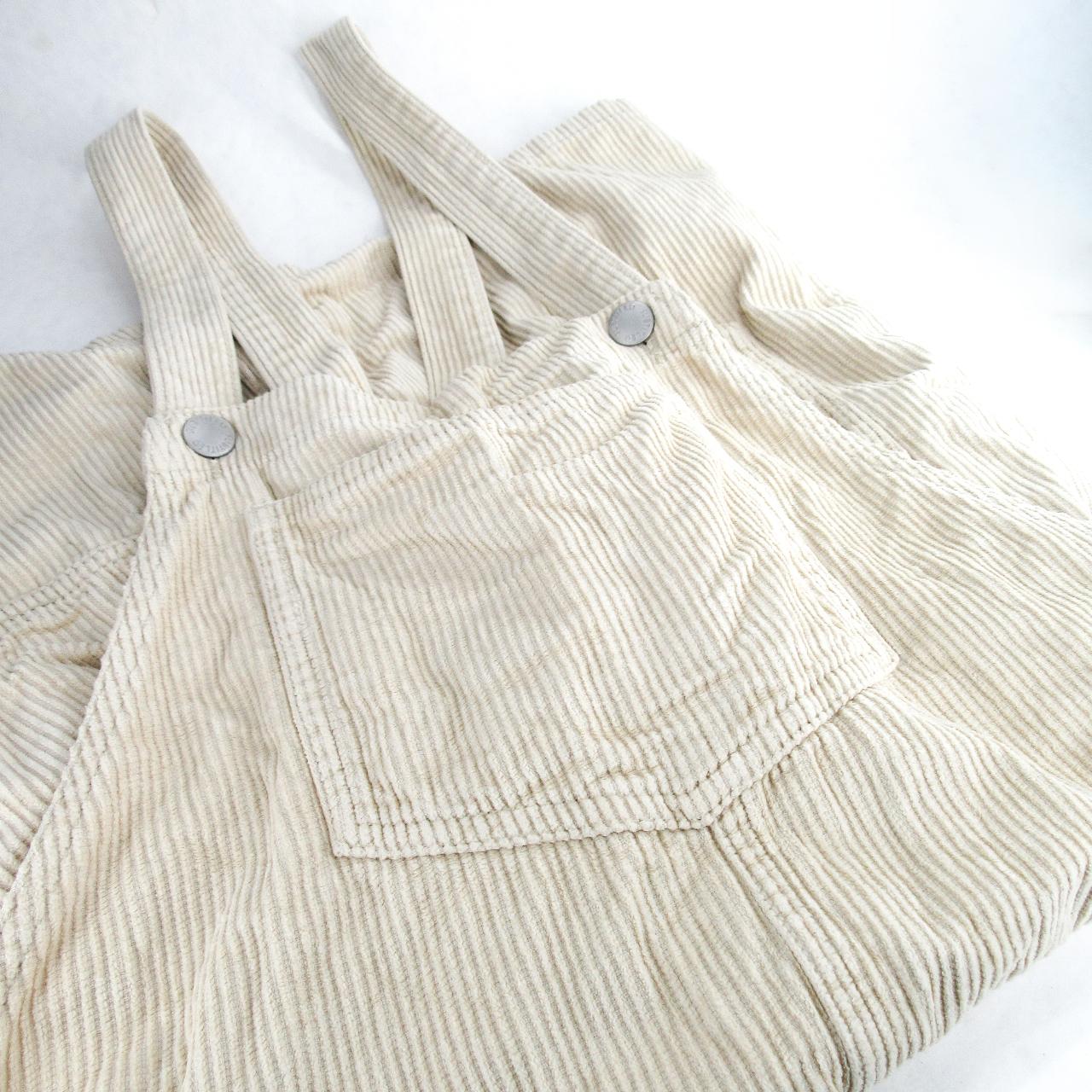 tan overalls dress