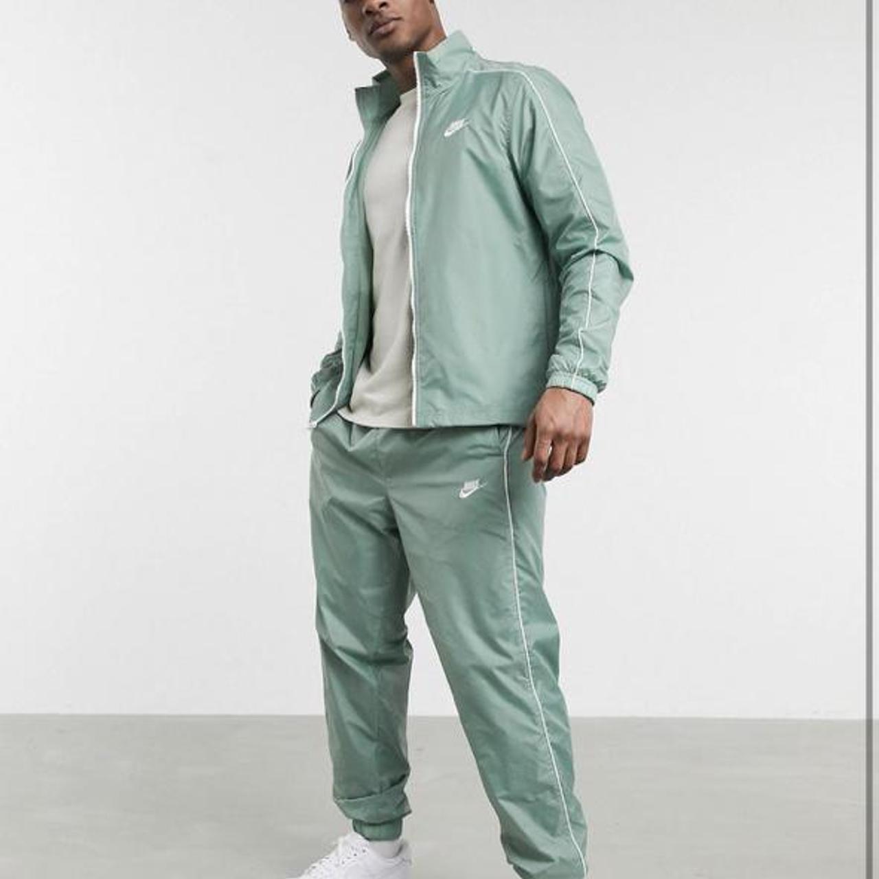 nike dusty green tracksuit