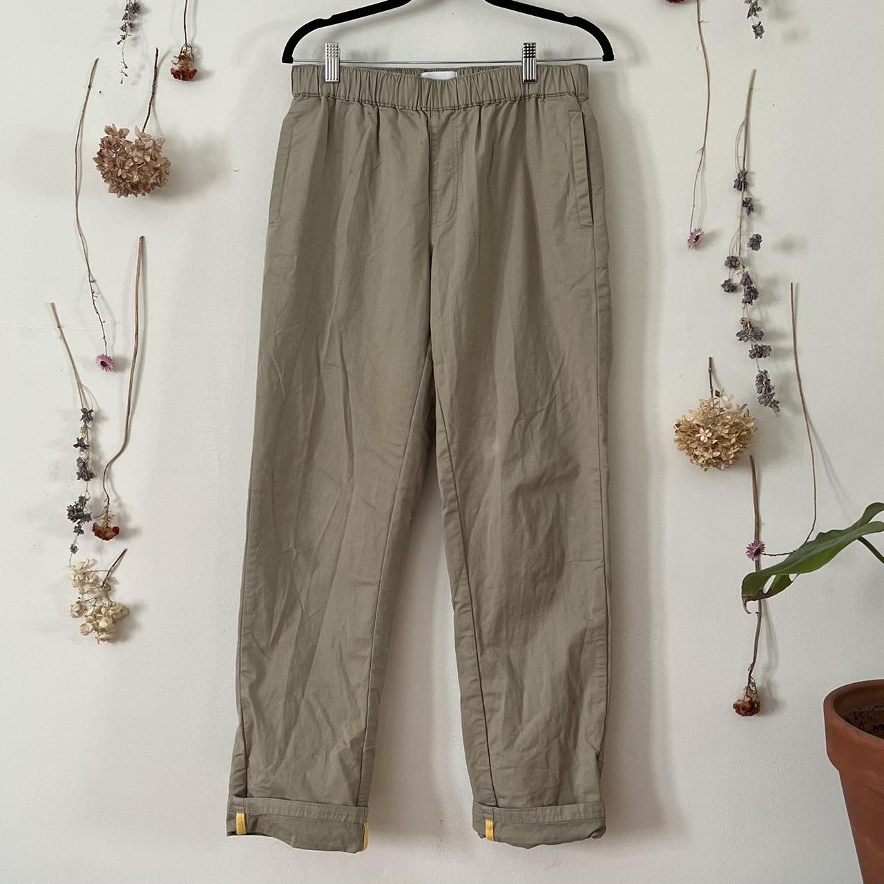 Pact Woven Twill Roll Up Pant Size M Durable organic... - Depop