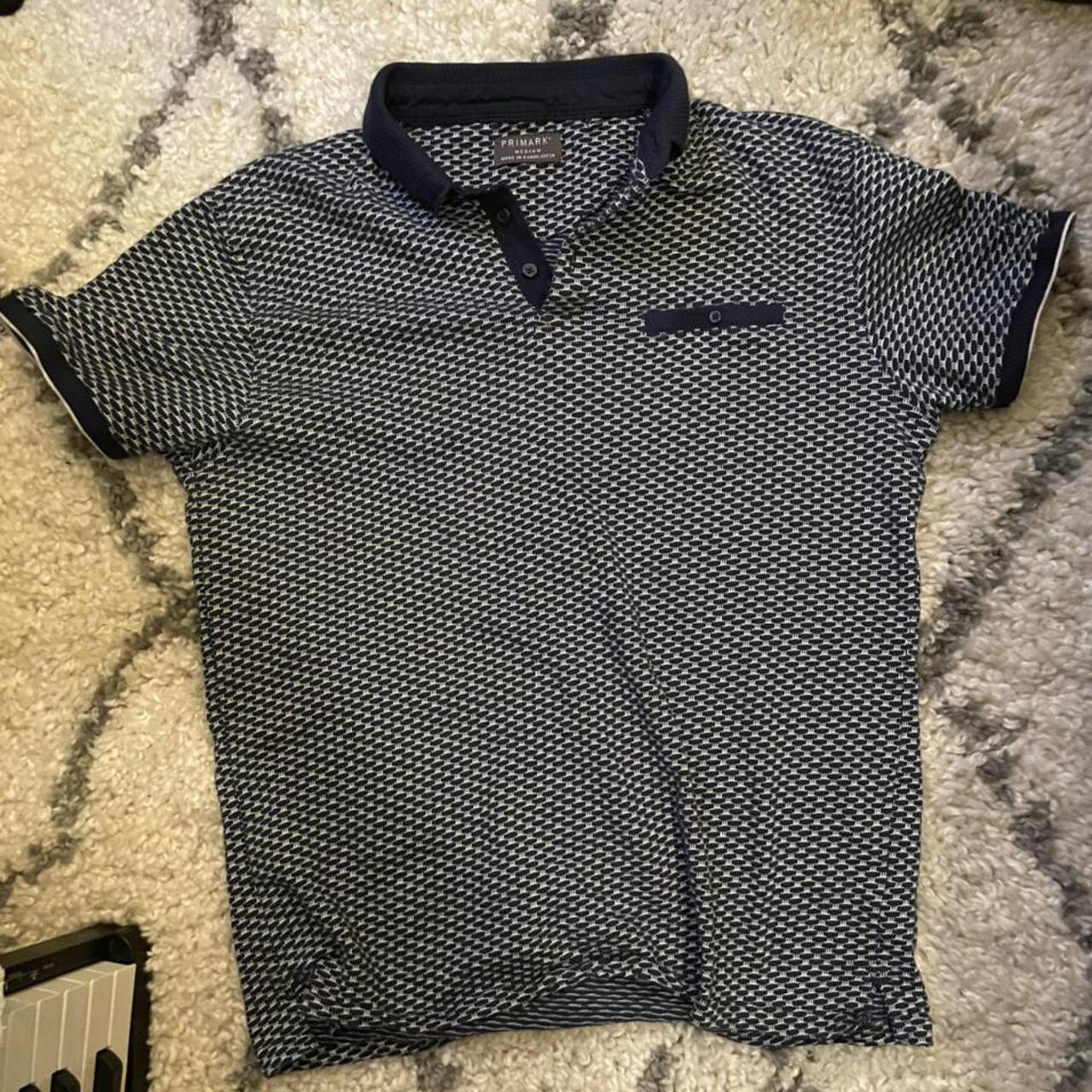 Primark Men's Navy Poloshirts Depop