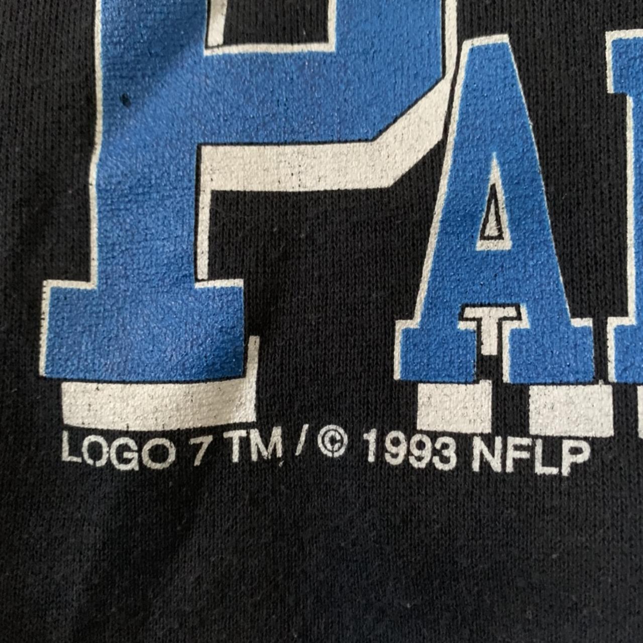 Vintage 1993 Carolina Panthers Logo 7 Crewneck - Depop