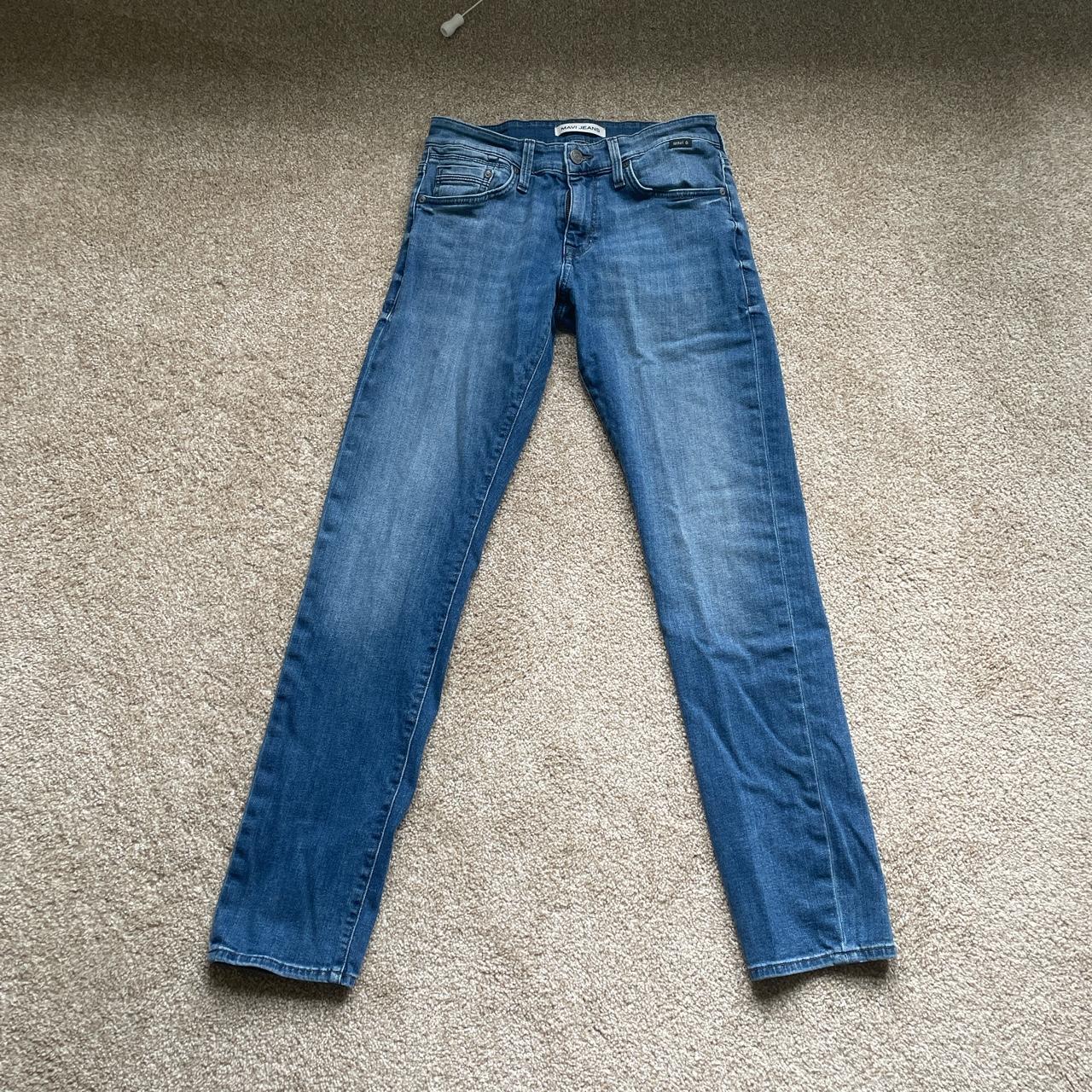 Mavi Men's Blue and Navy Jeans | Depop