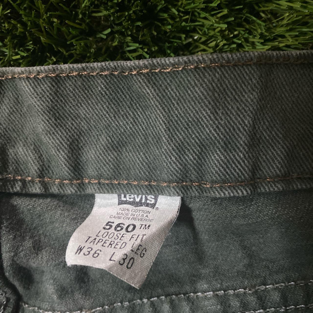 vintage USA made olive brown / green Levis - Depop