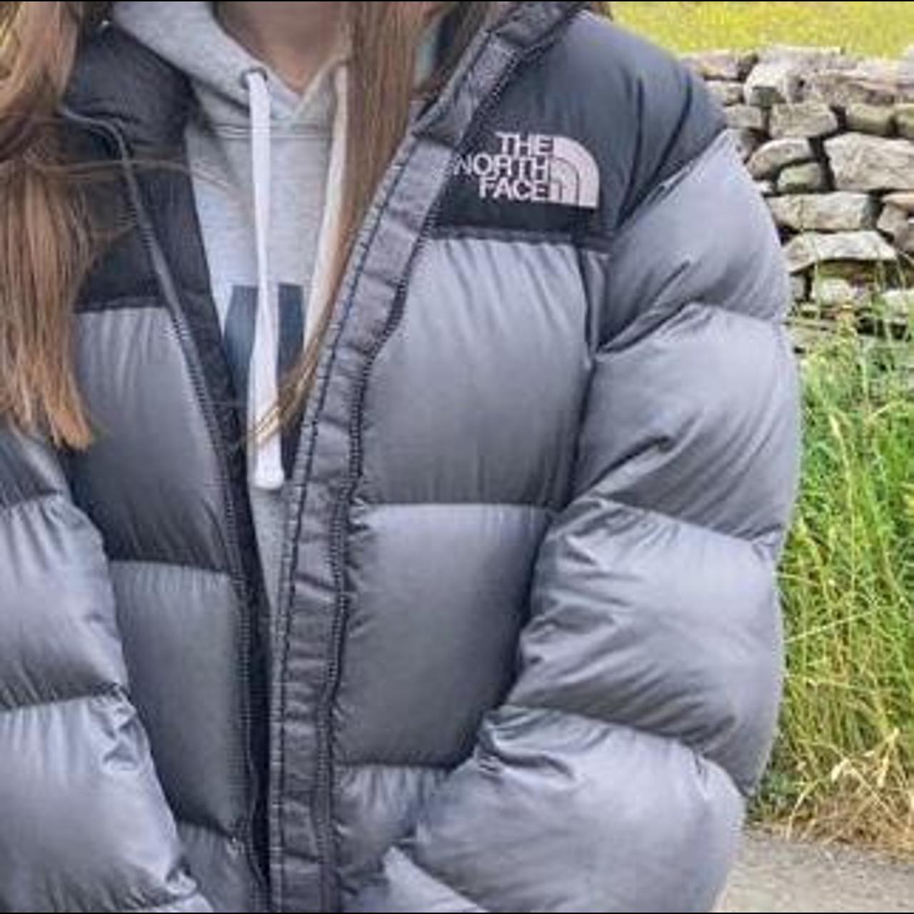 north face 700 jacket grey