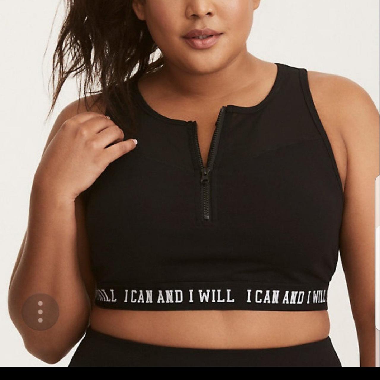 Trendy Torrid sports bra size 3. It says  I can and - Depop